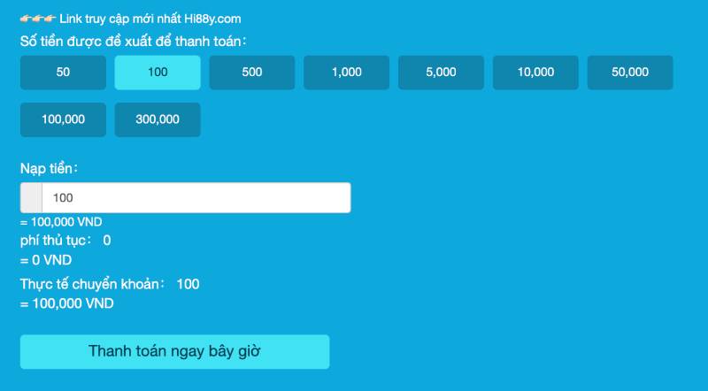 Hướng Dẫn Nạp Tiền Hi88 – Đơn Giản, Nhanh Chóng 3 tien hanh nap vao hi88 banking